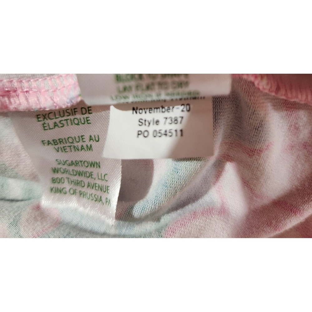 Lilly Pulitzer Lana Skort romper Pink Blossom Try Your Zest Sz M Off Shoulder - Picture 9 of 10